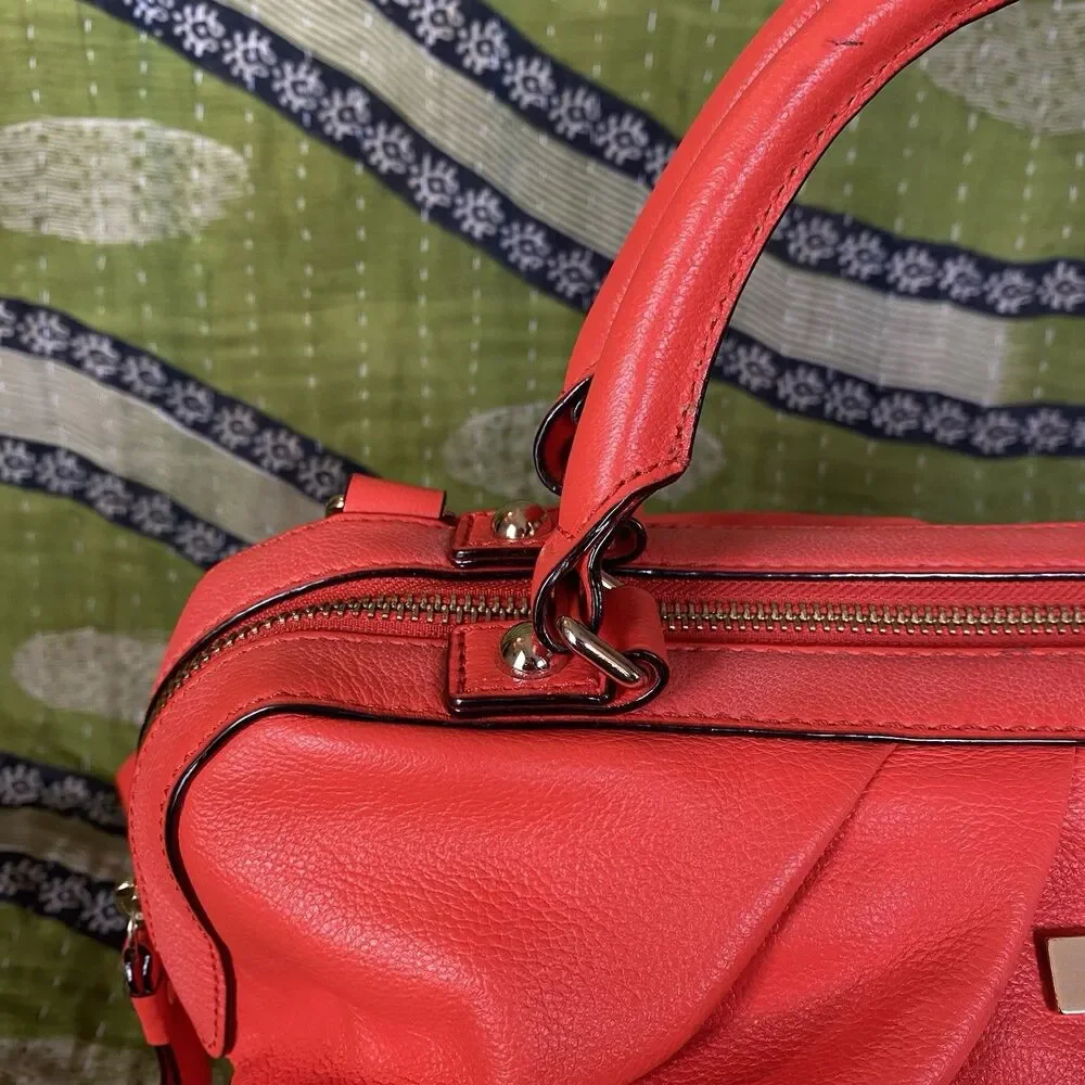 Kate Spade Flame Red Five Points Camille Large Crossbody/ Shoulder Bag